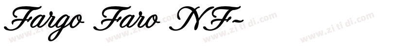 Fargo Faro NF字体转换